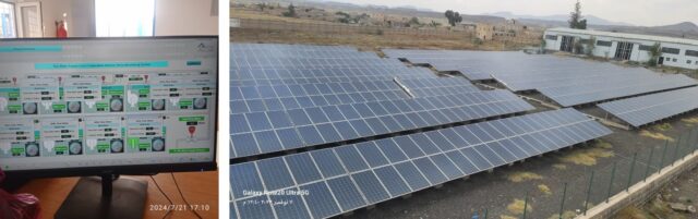 Solar power system Dhamar LC that serves as example for others including Al-Baidha and Taiz LCs