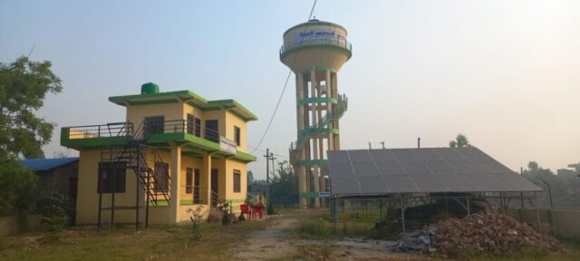 Drinking water tank in Nepal